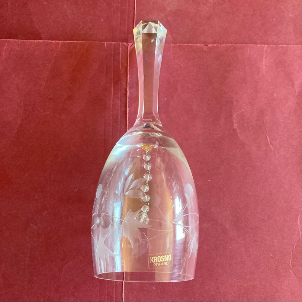 Vintage Krisno Poland Leaf Themed Bell